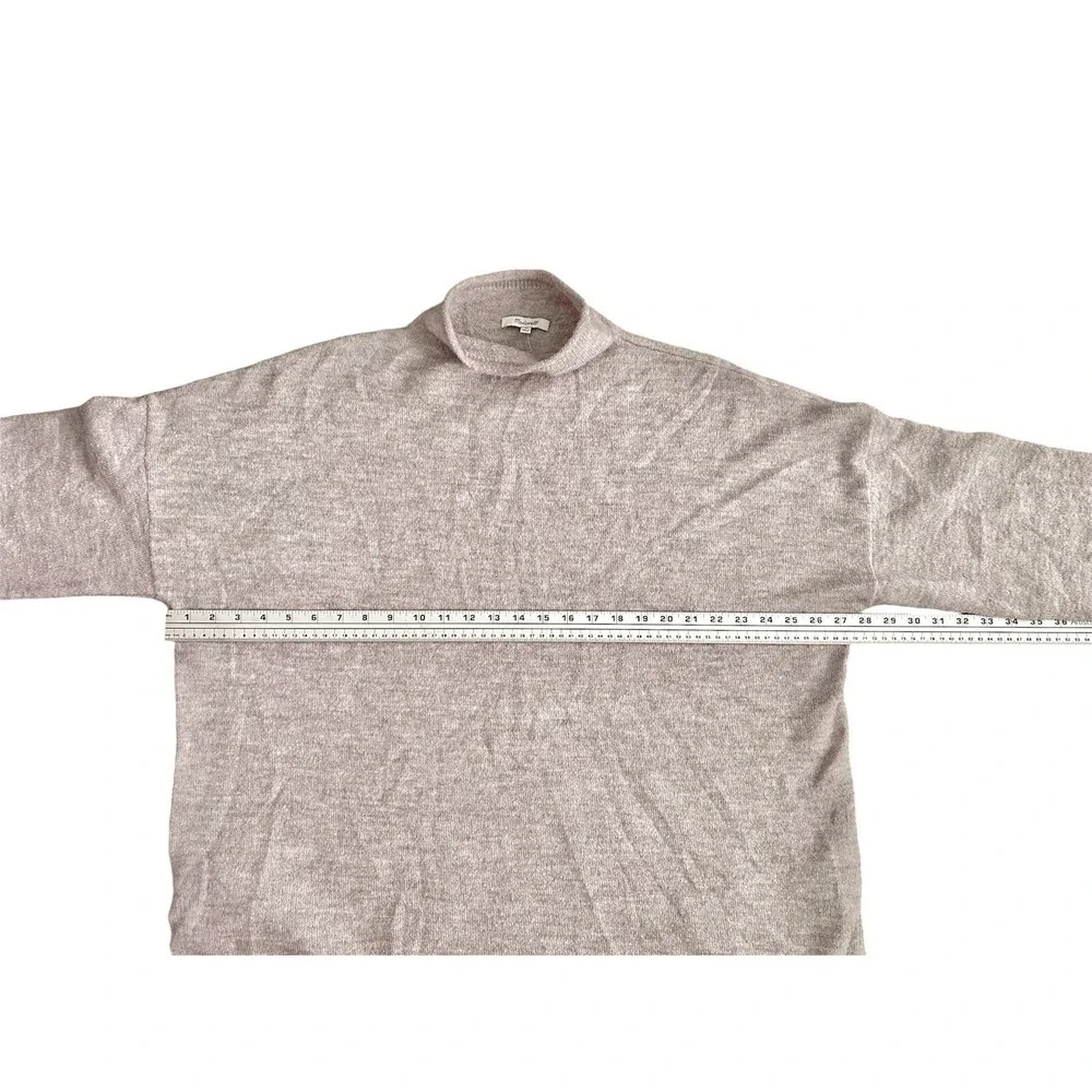 Madewell Women's Boucle Mock Neck Tunic Sweater Merino Wool Blend Size 2X NEW - Picture 6 of 14